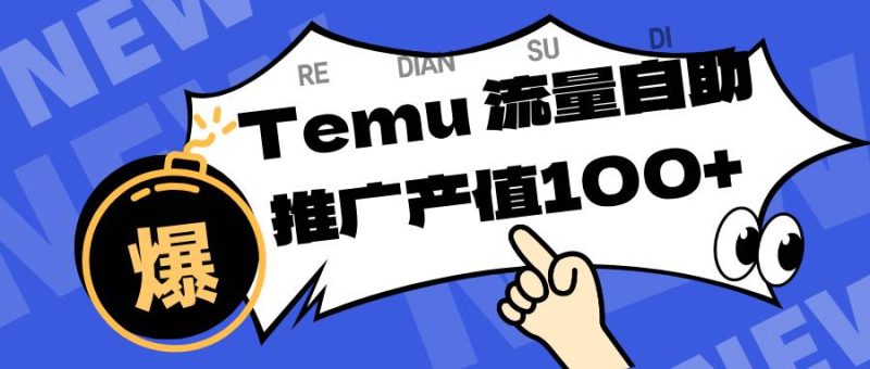 专注于Temu、商家提供精准曝光浏览量，助力店铺排名提升和转化。单机日收入80~130-资源基地
