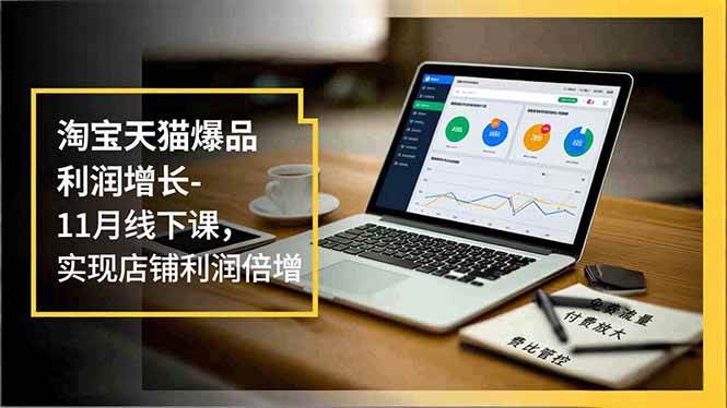 淘宝天猫爆品利润增长-11月线下课，免费流量、付费放大、费比管控，实现店铺利润倍增-资源基地