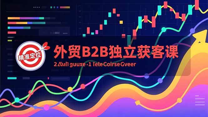 外贸B2B独立获客课，Facebook主页搭建、消息互动广告、精准定位，打造高询盘系统-资源基地
