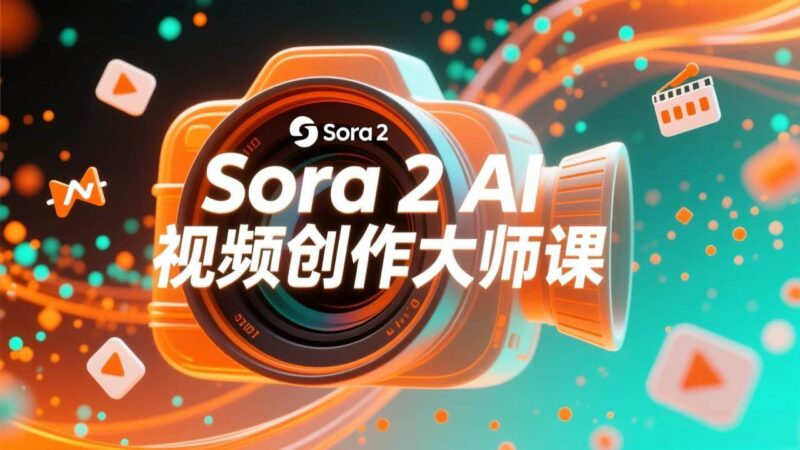 如何利用Sora 2创建流行AI人工智能视频大师班教程：掌握创作全流程，产出百万播放内容-资源基地