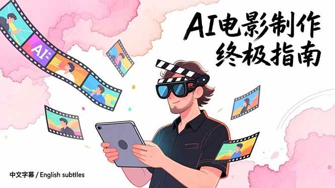 AI电影制作终极指南：从创意到成片，系统掌握智能影视全流程实战课（中英字幕）-资源基地