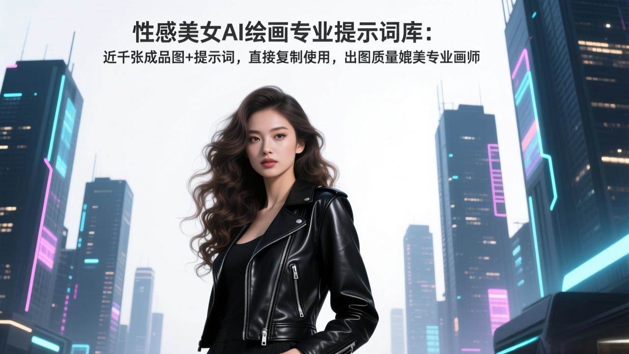图片[1]-性感美女AI绘画专业提示词库：近千张成品图+提示词，直接复制使用，出图质量媲美专业画师-资源基地