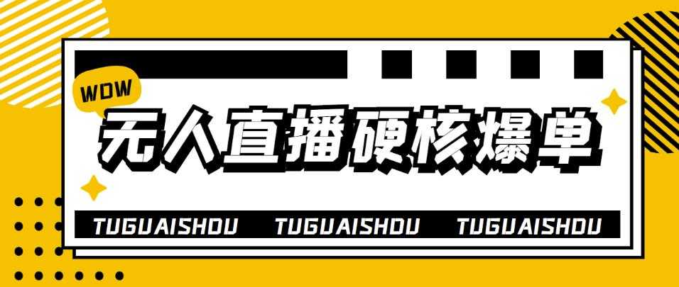 大飞无人直播硬核爆单技术,轻松玩转无人直播,暴利躺赚-资源基地