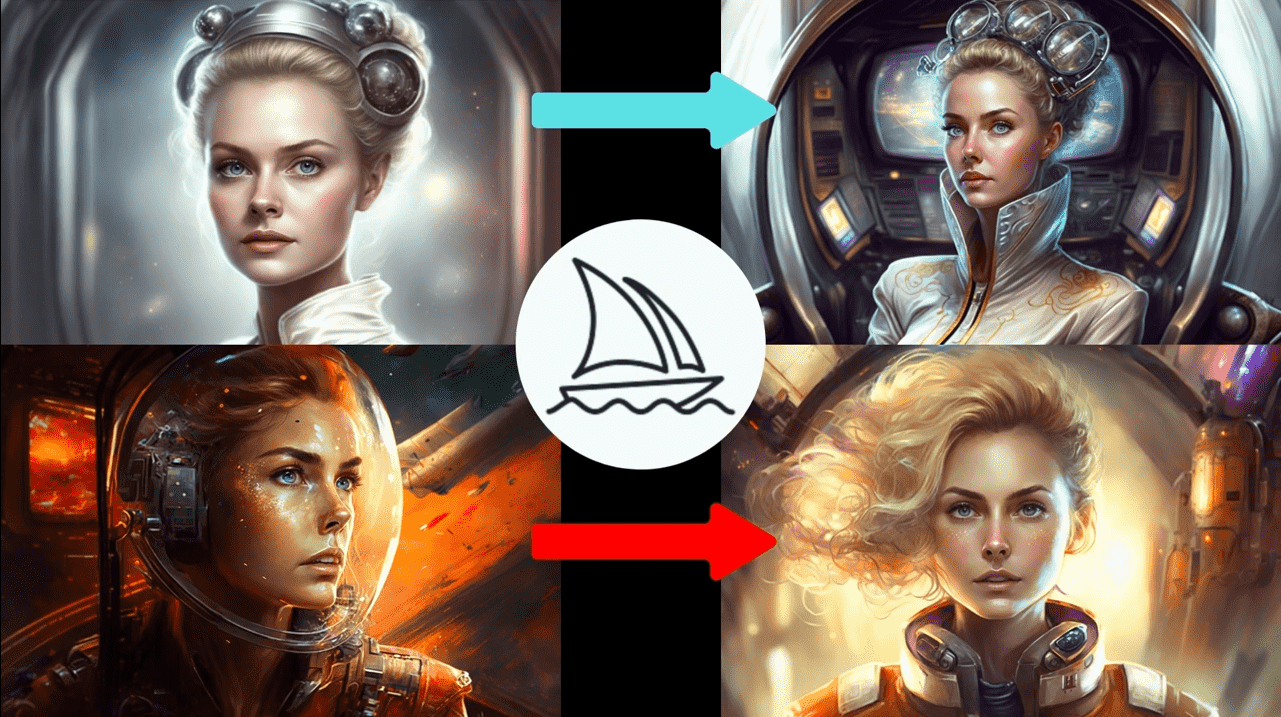 Midjourney V4实现连续性的人物创作:漫画,故事,动画 操作教程 参数设置-资源基地