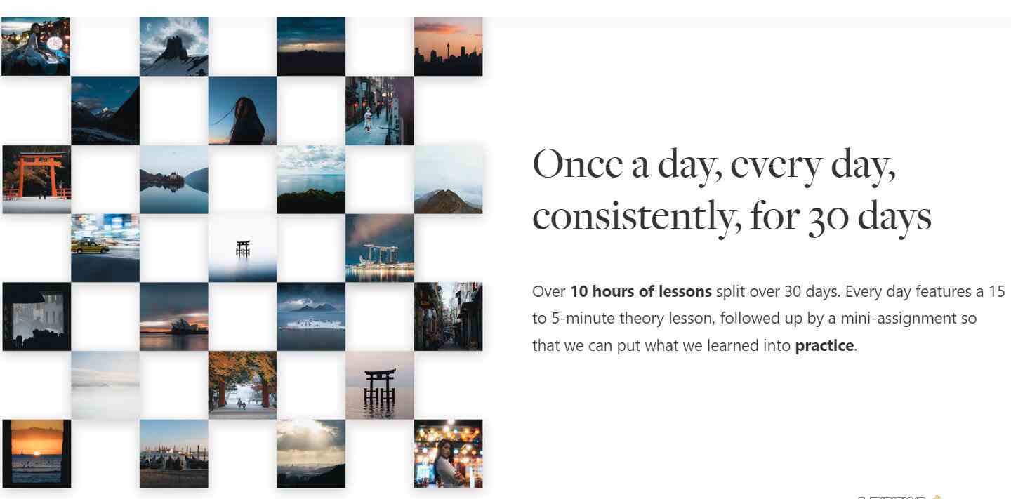 网红摄影师Pat Kay – 30天摄影基础知识加速器教程-30节课-中英字幕-资源基地