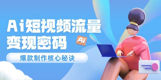 Ai短视频流量密码，爆款制作核心秘诀，120万案例深度解析-资源基地