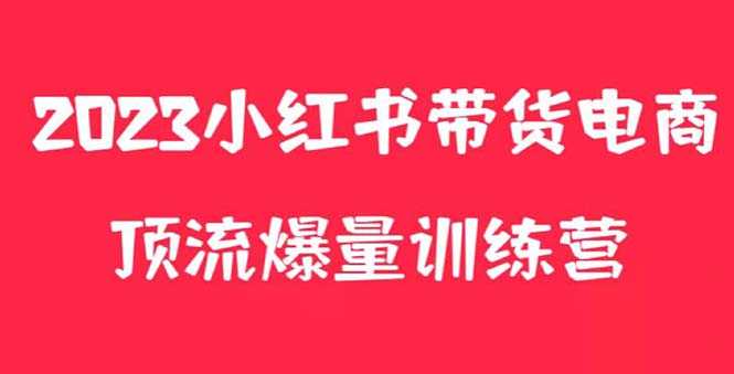小红书电商爆量训练营,月入3W+!可复制的独家养生花茶系列玩法-资源基地