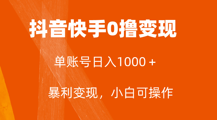 全网首发,单账号收益日入1000+,简单粗暴,保底5元一单,可批量单操作-资源基地