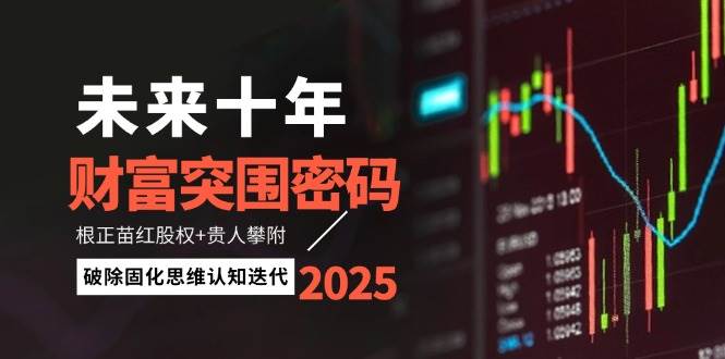 未来十年财富突围密码：根正苗红股权+贵人攀附，破除固化思维认知迭代-资源基地