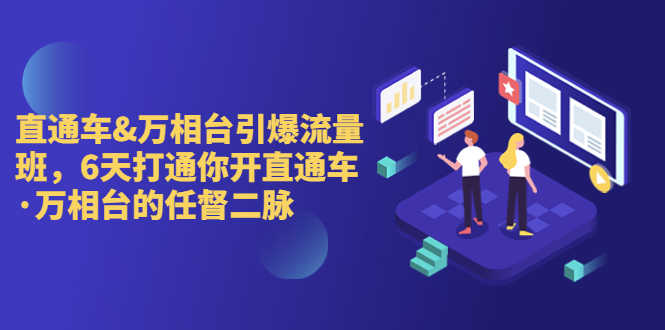 直通车+万相台引爆流量班，6天打通你开直通车·万相台的任督 二脉-资源基地