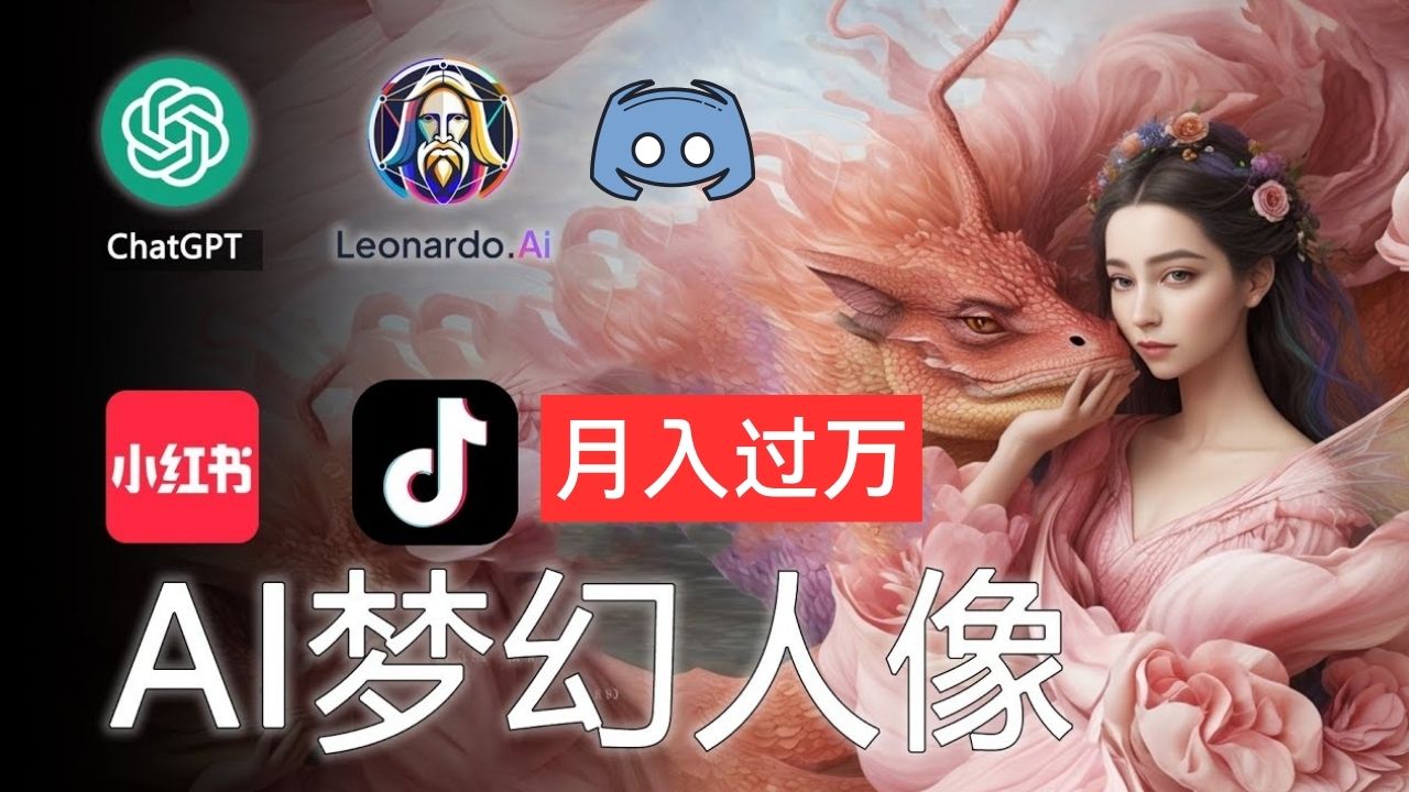 AI摄影梦幻人像:零基础也能月入过万的秘密-资源基地