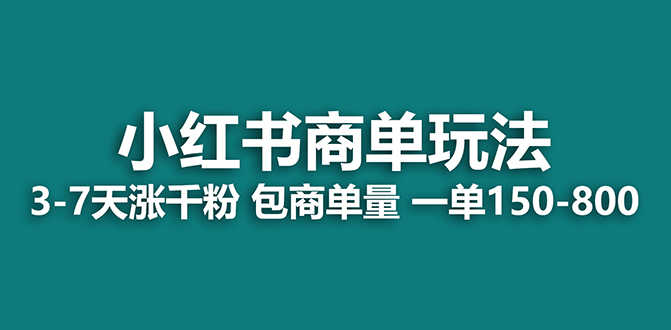 2023最强蓝海项目，小红书商单项目，没有之一！-资源基地