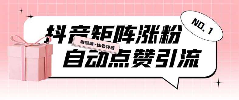 外面收费3988斗音矩阵涨粉挂机项目，自动化操作【软件+视频教程】-资源基地