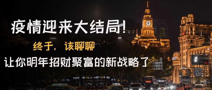 某付费文章《疫情迎来大结局！终于，该聊聊让你明年招财聚富的新战略了》-资源基地