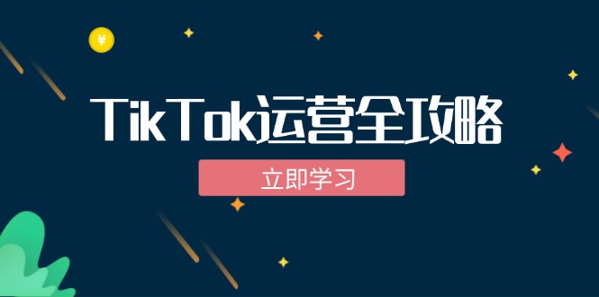 TikTok实战运营全攻略：从下载软件到变现，抖音海外版实操教程-资源基地