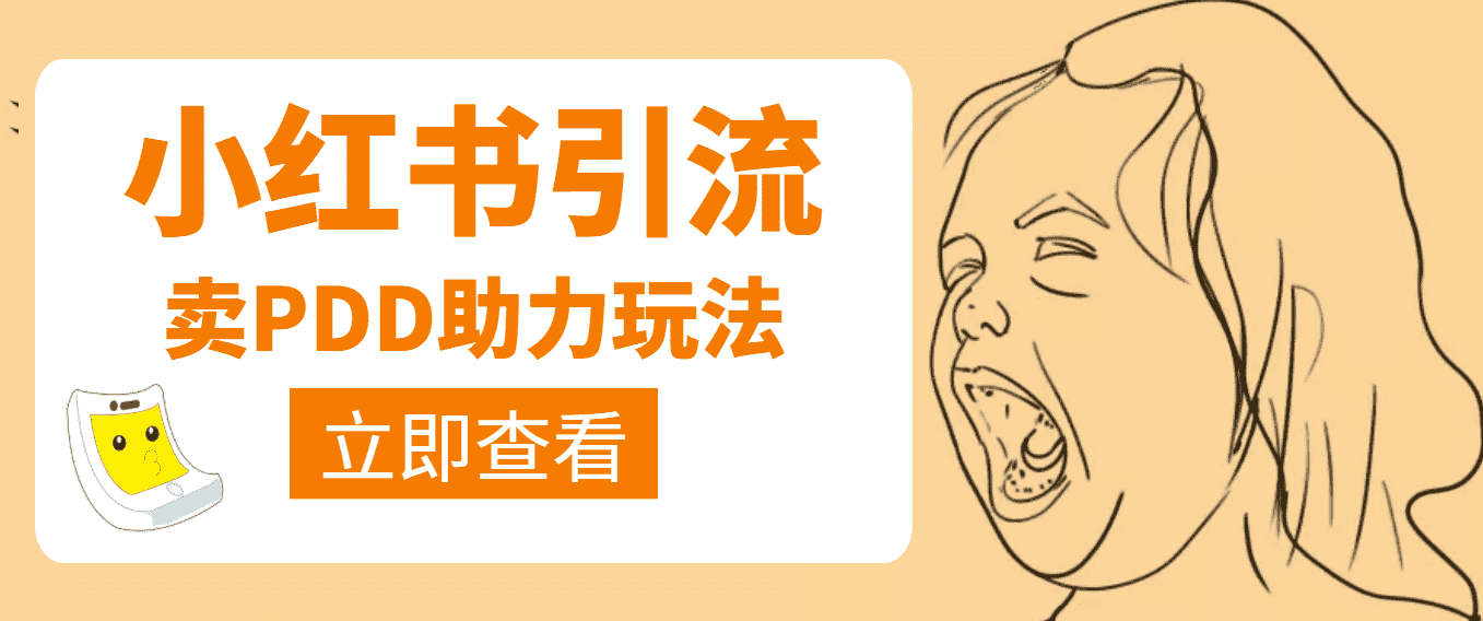 利用小红书卖拼多多助力，日赚100+，顺便还能引个流【视频课程】-资源基地