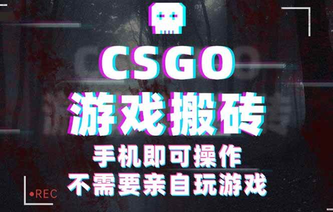 CSGO游戏挂机捡漏,单日扫货500+,年底小高峰上车可吃肉,手机即可操作…-资源基地