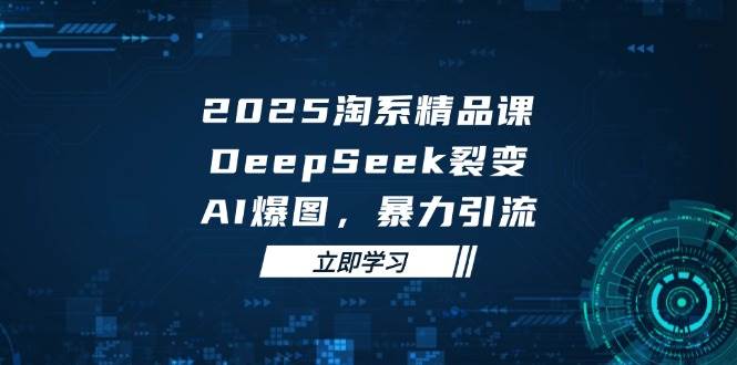 2025 淘系精品课，DeepSeek 裂变，AI 爆图，暴力引流-资源基地