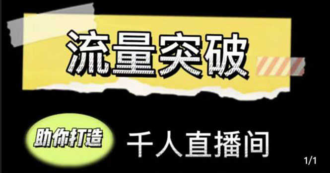直播运营实战视频课,助你打造千人直播间(14节视频课)-资源基地