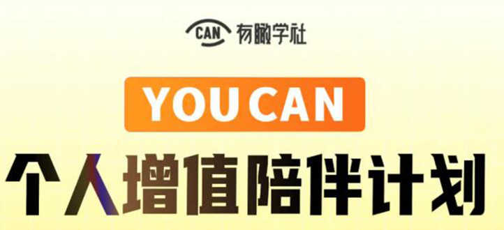 YOUCAN个人增值陪伴计划:提升个人“稳定可持续赚钱能力”-资源基地