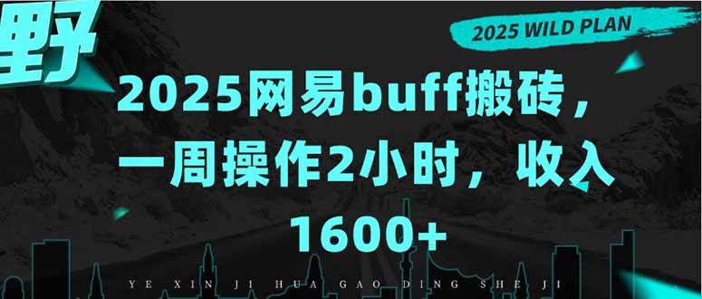 2025网易buff搬砖，一周操作2小时，收入1600+-资源基地