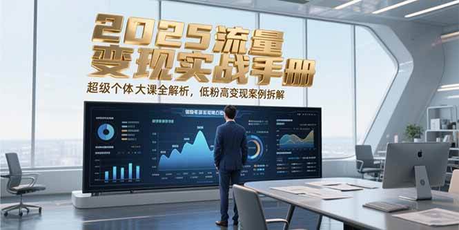 2025流量变现实战手册，超级个体大课全解析，低粉高变现案例拆解-资源基地