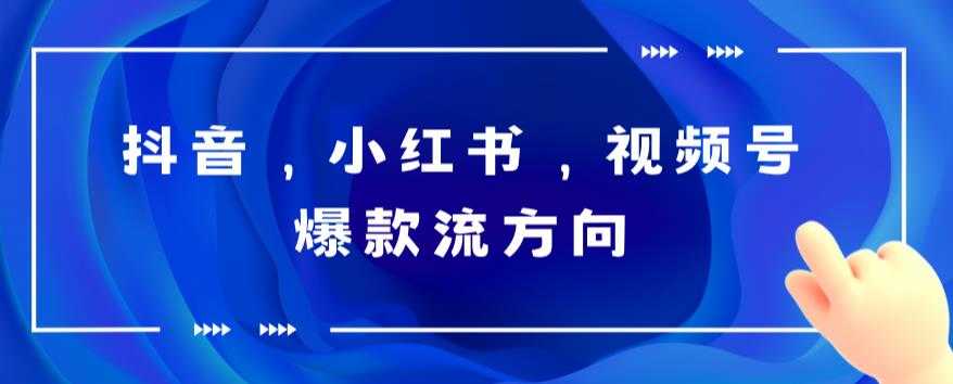 抖音，小红书，视频号爆款流视频制作，简单制作掌握流量密码-资源基地