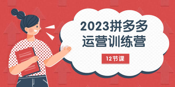 2023拼多多运营训练营：流量底层逻辑，免费+付费流量玩法（12节课）-资源基地
