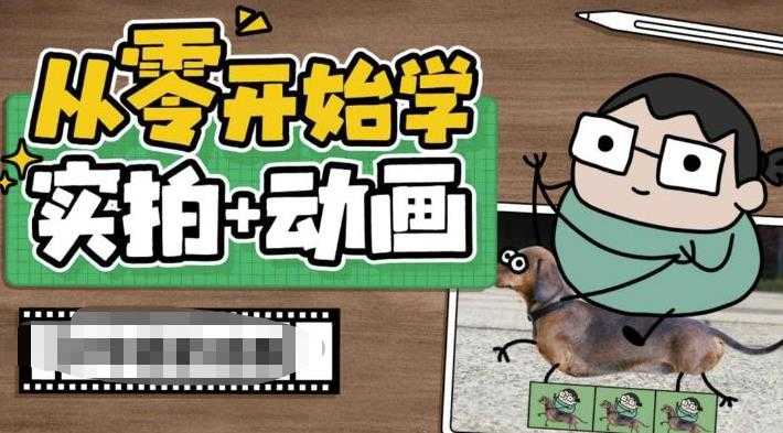 从零开始学实拍加动画，实拍加动画创意教程（49节视频课）-资源基地