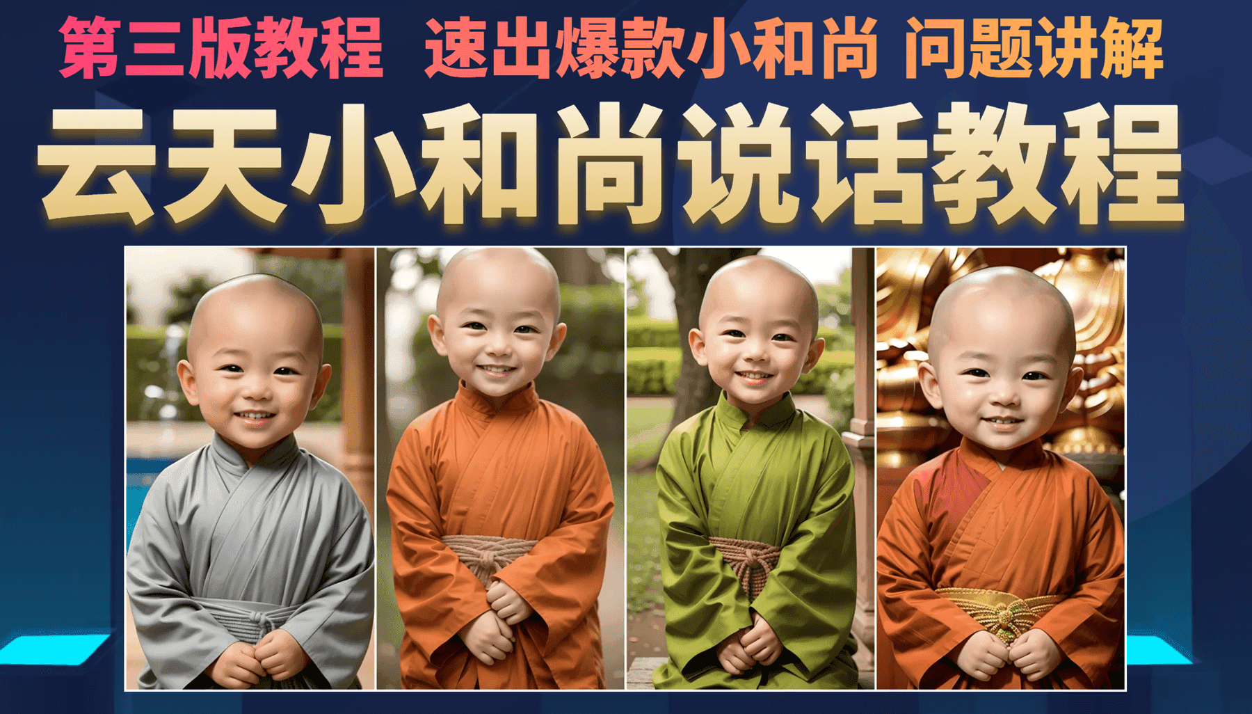 小和尚会说话，7天万粉（第3版教程）-资源基地